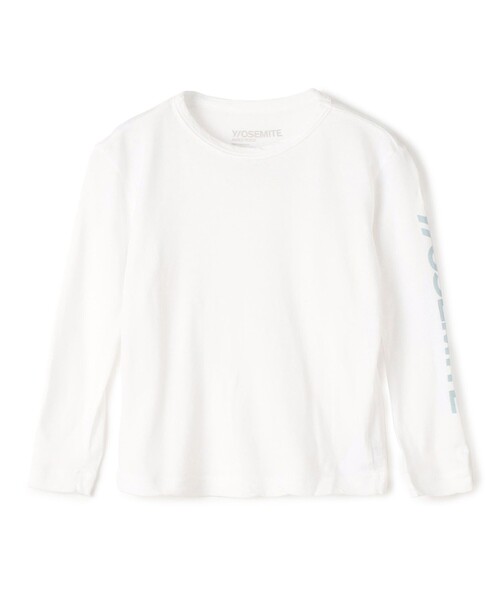 JAMES PERSE(ジェームスパース)の「キッズ YOSEMITE コットン ロングスリーブTシャツ GMJ3034YL(Tシャツ/カットソー・キッズ・ホワイト/ライトブルー/ブルー系その他・4/3/05)」の2枚目の写真
