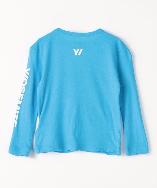 JAMES PERSE(ジェームスパース)の「キッズ YOSEMITE コットン ロングスリーブTシャツ GMJ3034YL(Tシャツ/カットソー・キッズ・ホワイト/ライトブルー/ブルー系その他・4/3/05)」の4枚目の写真