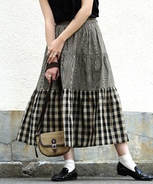 クレイジーギンガム ティアードスカート