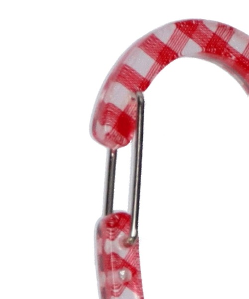 MILKFED.（ミルクフェド）の「NEO HEART CARABINER GINGHAM/ギンガムチェック/ハート カラビナ/キーホルダー（キーホルダー・レディース・ライトブルー/ブラック/ベージュ/レッド/ライトピンク・ONE SIZE）」の9枚目の写真