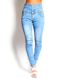 babyShoop | ハイウエストロングパンツ(デニムパンツ)