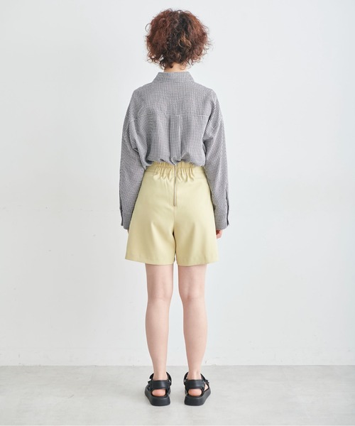 FREE'S MART（フリーズマート）の「◆ツイルハイウエストショートパンツ（その他パンツ・レディース・グリーン/ブラック/ベージュ・SMALL/MEDIUM）」の19枚目の写真