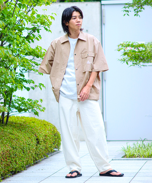 JOURNAL STANDARD(ジャーナルスタンダード)の「VERTIGO DESIGNS×JS 別注 “シャツ+パンツ+巾着”3点セット(シャツ/ブラウス・メンズ・ブラック/ベージュ/グリーン・MEDIUM/LARGE)」の11枚目の写真