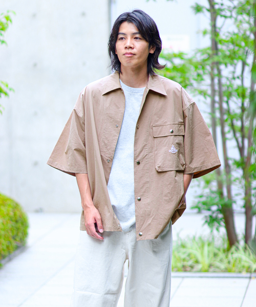 JOURNAL STANDARD(ジャーナルスタンダード)の「VERTIGO DESIGNS×JS 別注 “シャツ+パンツ+巾着”3点セット(シャツ/ブラウス・メンズ・ブラック/ベージュ/グリーン・MEDIUM/LARGE)」の12枚目の写真
