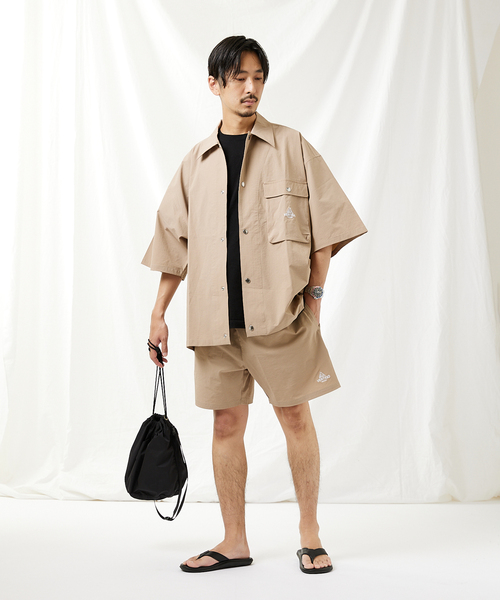 JOURNAL STANDARD(ジャーナルスタンダード)の「VERTIGO DESIGNS×JS 別注 “シャツ+パンツ+巾着”3点セット(シャツ/ブラウス・メンズ・ブラック/ベージュ/グリーン・MEDIUM/LARGE)」の13枚目の写真