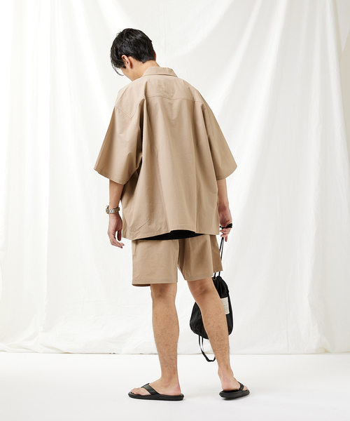 JOURNAL STANDARD(ジャーナルスタンダード)の「VERTIGO DESIGNS×JS 別注 “シャツ+パンツ+巾着”3点セット(シャツ/ブラウス・メンズ・ブラック/ベージュ/グリーン・MEDIUM/LARGE)」の14枚目の写真