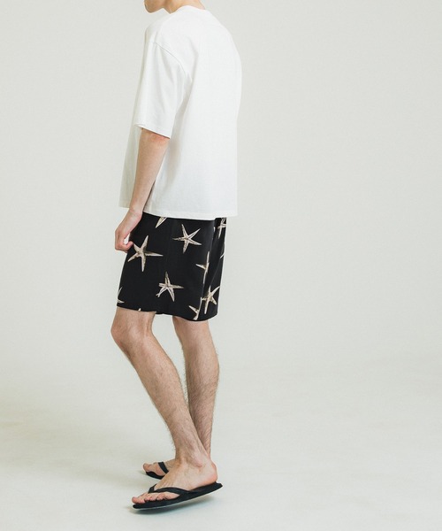 coca(coca)(コカ)の「ヒトデ柄ハーフパンツ(その他パンツ・メンズ・ブラック・M/L)」の5枚目の写真