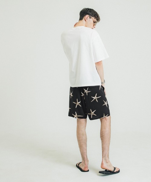 coca(coca)(コカ)の「ヒトデ柄ハーフパンツ(その他パンツ・メンズ・ブラック・M/L)」の7枚目の写真