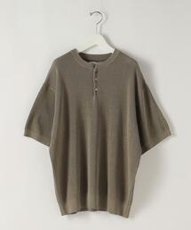 トップス < Steven Alan > COTTON SHORT SLEEVE KNIT Steven Alan Acetate Cotton Sweater Short Sleeve knit Light