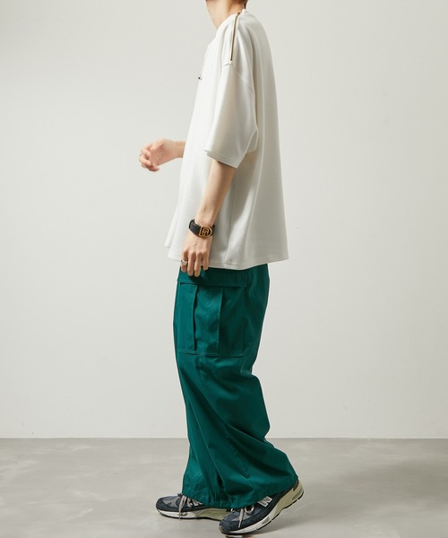 iisy（イージー）の「【 iisy 】ショルダージップビッグカットソー（Tシャツ/カットソー・メンズ・ホワイト/ブラック/ブルー系その他4・S/M/L/XL）」の18枚目の写真