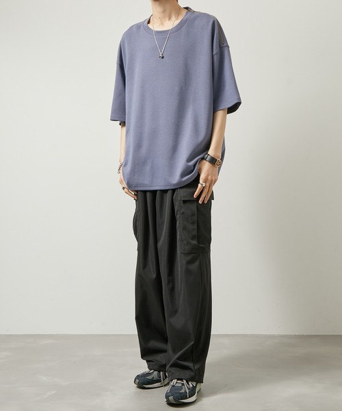 iisy（イージー）の「【 iisy 】ショルダージップビッグカットソー（Tシャツ/カットソー・メンズ・ホワイト/ブラック/ブルー系その他4・S/M/L/XL）」の5枚目の写真