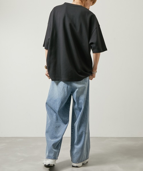 iisy（イージー）の「【 iisy 】ショルダージップビッグカットソー（Tシャツ/カットソー・メンズ・ホワイト/ブラック/ブルー系その他4・S/M/L/XL）」の7枚目の写真