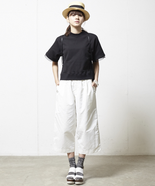 603（ロクマルサン）の「603 形状記憶ワイドパンツ（その他パンツ・レディース・ホワイト/イエロー・38/40）」の14枚目の写真