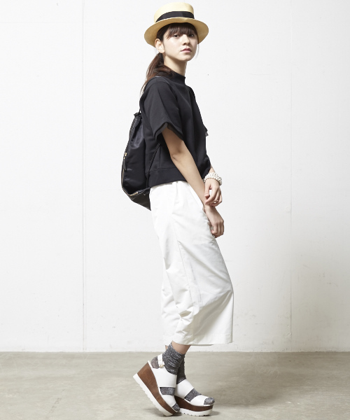 603（ロクマルサン）の「603 形状記憶ワイドパンツ（その他パンツ・レディース・ホワイト/イエロー・38/40）」の13枚目の写真