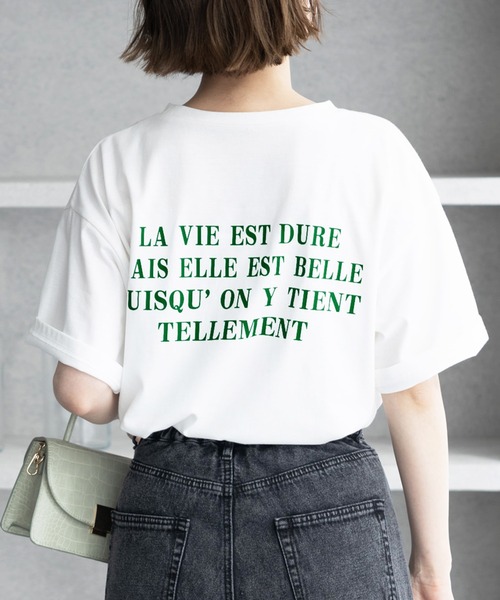 GeeRA（ジーラ）の「大人プリントＴシャツ（Tシャツ/カットソー・レディース・ブラック/ライトホワイト/オフホワイト/ホワイト・LARGE/MEDIUM/XX-LARGE/X-LARGE）」の3枚目の写真