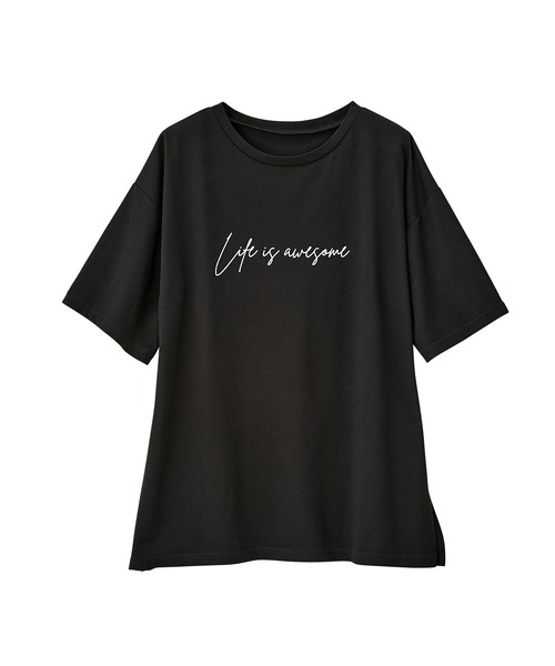 GeeRA（ジーラ）の「大人プリントＴシャツ（Tシャツ/カットソー・レディース・ブラック/ライトホワイト/オフホワイト/ホワイト・LARGE/MEDIUM/XX-LARGE/X-LARGE）」の6枚目の写真