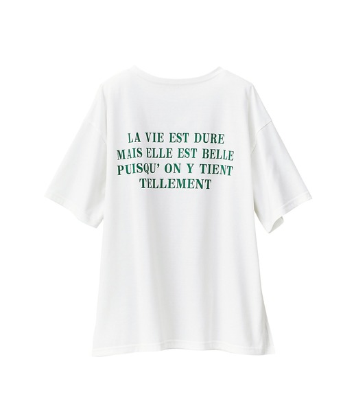 GeeRA（ジーラ）の「大人プリントＴシャツ（Tシャツ/カットソー・レディース・ブラック/ライトホワイト/オフホワイト/ホワイト・LARGE/MEDIUM/XX-LARGE/X-LARGE）」の7枚目の写真