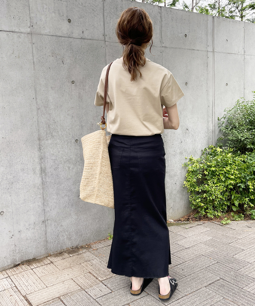 Spick & Span（スピックアンドスパン）の「ロゴ ハイゲージ半袖T