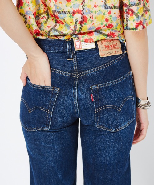 36Quatre-Neuf（カトルナフ）の「LEVIS　503BXX　ブルーデニム（デニムパンツ・レディース・ブルー・26）」の11枚目の写真