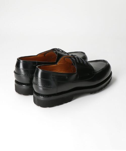 JALAN SRIWIJAYA(ジャランスリウァヤ)の「【別注】<Jalan Sriwijaya(ジャランスリウァヤ)>4EYEMOCRUG レザーシューズ(モカシン/デッキシューズ・メンズ・ブラック・40/38/39/41/42/43)」の5枚目の写真