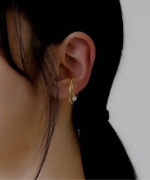 yu-ka([J)YU-KA : p[_uCC[Jt / PEARL & DOUBLE LINE EAR CUFF(C[Jt)