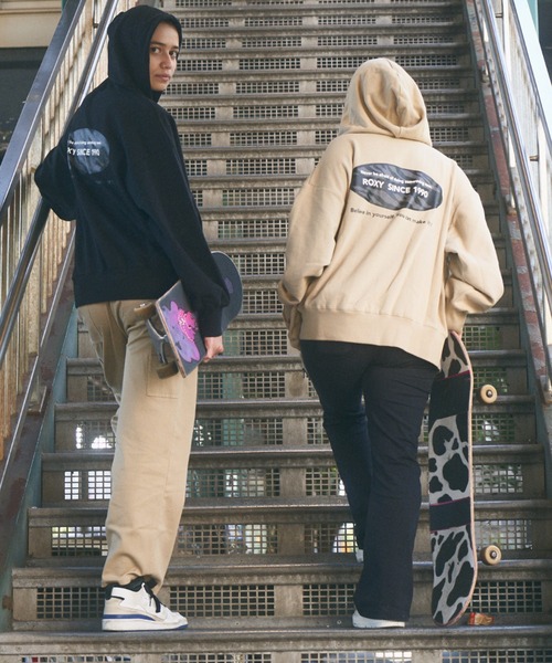 ROXY(ロキシー)の「ROXY SKATE/ロキシースケート ルーズシルエットスケートパンツ RPT224611T(その他パンツ・レディース・グリーン/ブラック/ベージュ・M/L)」の10枚目の写真