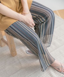 ITEMS URBANRESEARCH | カラーレースストライプパンツ(その他パンツ)