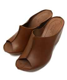 ROSE BUD | 586-3347 LTHR LENTER SEAM OPEN TOE SANDAL(サンダル)