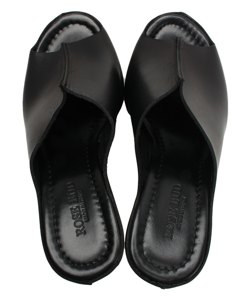 ROSE BUD（ローズバッド）の「586-3347 LTHR LENTER  SEAM OPEN TOE SANDAL（サンダル・レディース・ブラック/ライトブラウン・38/35/36/39/37）」の7枚目の写真