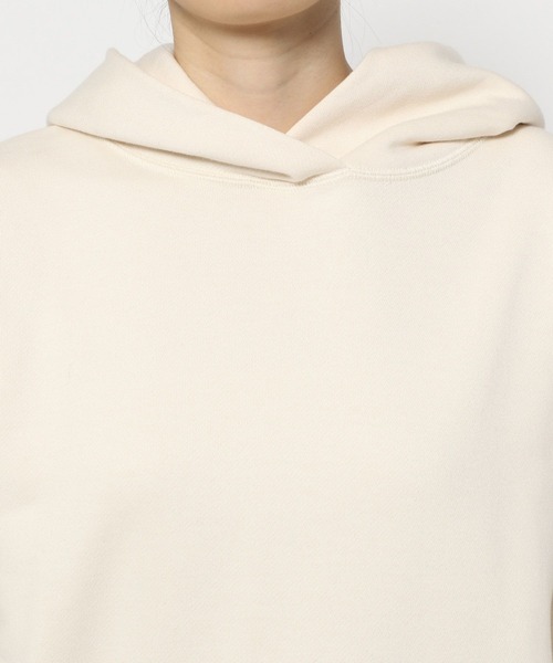 BABYLONE（バビロン）の「BABYLONE / シルケット裏毛パーカー（パーカー・レディース・グレー/アイボリー・フリー）」の17枚目の写真