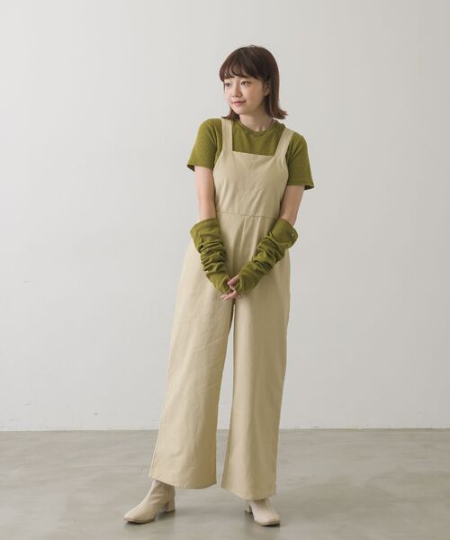 RETRO GIRL（レトロガール）の「バックリボンサロペット（その他パンツ・レディース・ナチュラル/ブラック/ブラウン・FREE）」の4枚目の写真