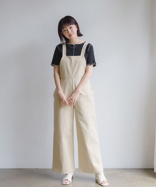 RETRO GIRL（レトロガール）の「バックリボンサロペット（その他パンツ・レディース・ナチュラル/ブラック/ブラウン・FREE）」の19枚目の写真
