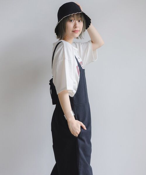 RETRO GIRL（レトロガール）の「バックリボンサロペット（その他パンツ・レディース・ナチュラル/ブラック/ブラウン・FREE）」の6枚目の写真