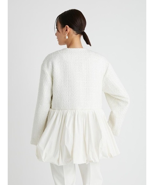 美品★セルフォードCELFORD　タフタコンビツイードブルゾン　コートジャケット CELFORD（セルフォード）の「タフタコンビツイードブルゾン（その他