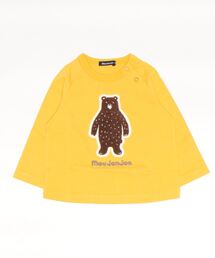 日本製動物サガラ刺繍長袖Ｔシャツ