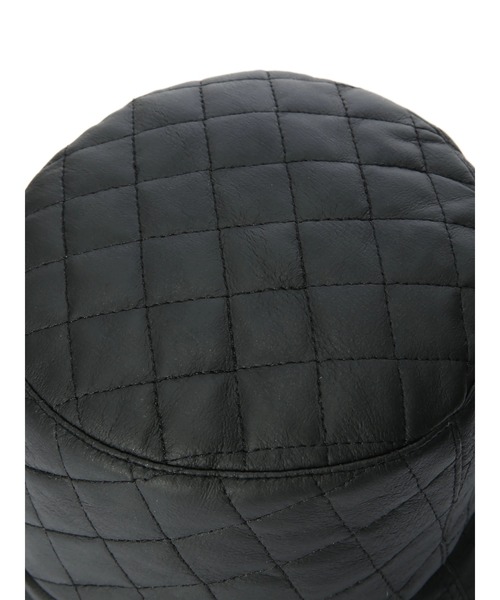 DURAS（デュラス）の「キルティングバケットハット（ハット・レディース・ブラック/アイボリー・FREE）」の7枚目の写真