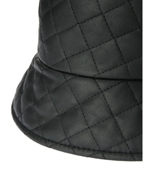 DURAS（デュラス）の「キルティングバケットハット（ハット・レディース・ブラック/アイボリー・FREE）」の8枚目の写真