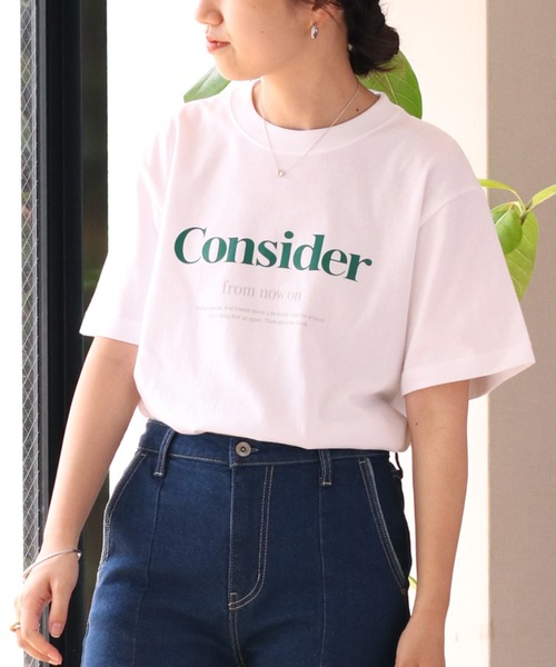 cepo(セポ)の「クラシカルロゴTee(Tシャツ/カットソー・レディース・グリーン/パープル/ブラック・M)」の2枚目の写真