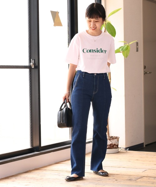 cepo(セポ)の「クラシカルロゴTee(Tシャツ/カットソー・レディース・グリーン/パープル/ブラック・M)」の5枚目の写真