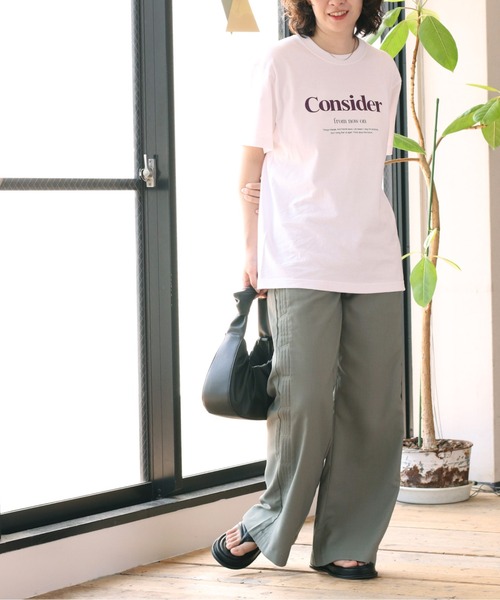 cepo(セポ)の「クラシカルロゴTee(Tシャツ/カットソー・レディース・グリーン/パープル/ブラック・M)」の13枚目の写真