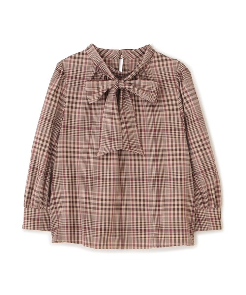 PROPORTION BODY DRESSING（プロポーションボディドレッシング）の「ビエラチェックブラウス / 1212210808（シャツ/ブラウス・レディース・ブラウン/ベージュ・MEDIUM/SMALL）」の17枚目の写真