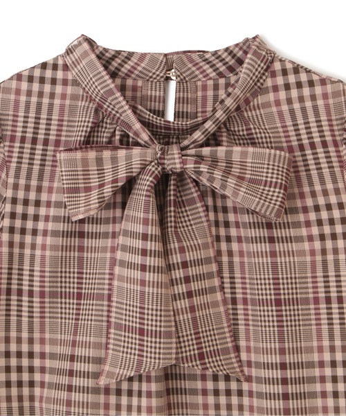PROPORTION BODY DRESSING（プロポーションボディドレッシング）の「ビエラチェックブラウス / 1212210808（シャツ/ブラウス・レディース・ブラウン/ベージュ・MEDIUM/SMALL）」の19枚目の写真