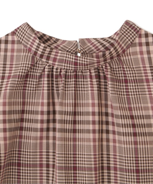 PROPORTION BODY DRESSING（プロポーションボディドレッシング）の「ビエラチェックブラウス / 1212210808（シャツ/ブラウス・レディース・ブラウン/ベージュ・MEDIUM/SMALL）」の20枚目の写真