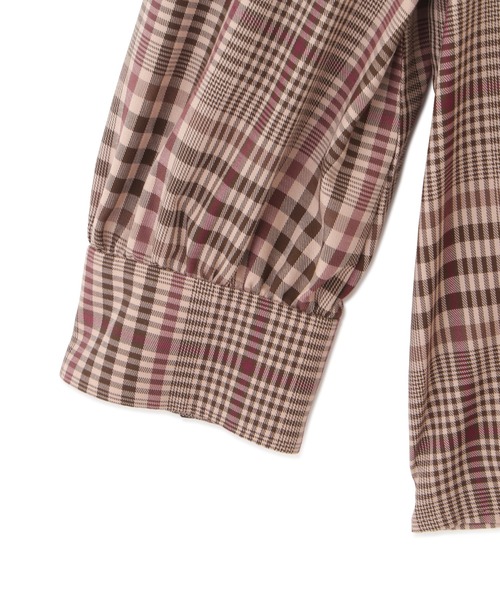 PROPORTION BODY DRESSING（プロポーションボディドレッシング）の「ビエラチェックブラウス / 1212210808（シャツ/ブラウス・レディース・ブラウン/ベージュ・MEDIUM/SMALL）」の11枚目の写真