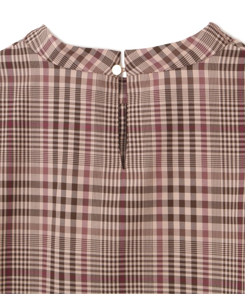 PROPORTION BODY DRESSING（プロポーションボディドレッシング）の「ビエラチェックブラウス / 1212210808（シャツ/ブラウス・レディース・ブラウン/ベージュ・MEDIUM/SMALL）」の12枚目の写真