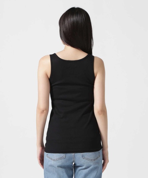 DROIT BELLO（ドロイトベロ）の「DROIT BELLO（ドロイトベロ）NEW テレコタンクトップ（タンクトップ・レディース・チャコール/ブラック/ホワイト・F）」の9枚目の写真
