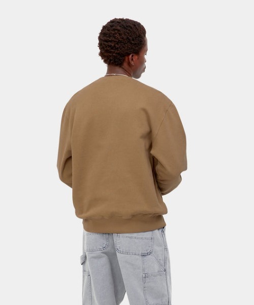 Carhartt WIP（カーハートダブリューアイピー）の「Carhartt WIP/カーハートダブリューアイピー POCKET SWEATSHIRT クルースウェット I030903（スウェット・メンズ・カーキ/ブラック/ベージュ・XL/XXL/L/M）」の8枚目の写真