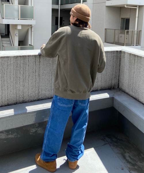 Carhartt WIP（カーハートダブリューアイピー）の「Carhartt WIP/カーハートダブリューアイピー POCKET SWEATSHIRT クルースウェット I030903（スウェット・メンズ・カーキ/ブラック/ベージュ・XL/XXL/L/M）」の11枚目の写真