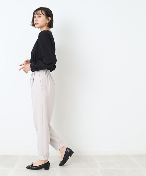 DRESKIP（ドレスキップ）の「◆【洗える】パール調ボタンブラウス（シャツ/ブラウス・レディース・ブラック/オフホワイト/イエロー/ライトグリーン・02/03/04）」の17枚目の写真