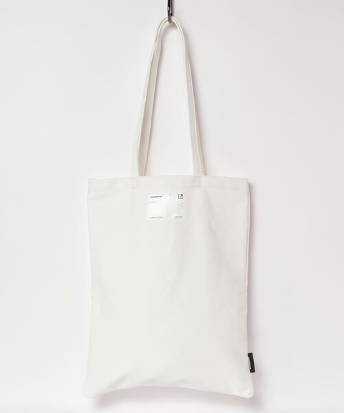 ADAM PATEK(アダムパテック)の「【ADAMPATEK/アダムパテック】basic canvas tote bag/ベーシックキャンバストートバッグ(トートバッグ・メンズ・ホワイト/ブラック・FREE)」の1枚目の写真